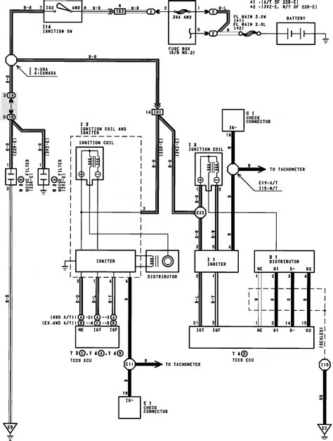 84 85 toyota coil ignitor wiring schematics 